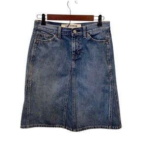 Gap knee length denim skirt